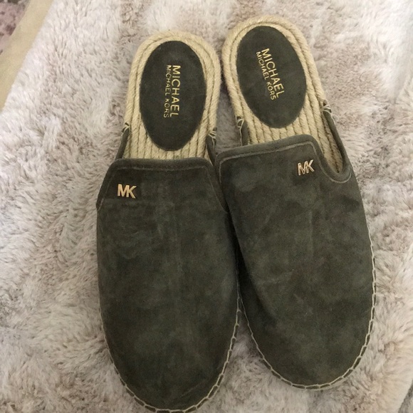 michael kors slides green